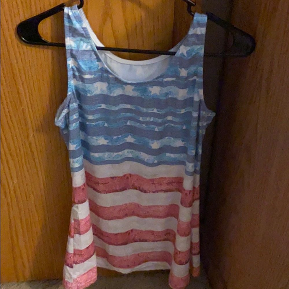 American Flag tank top